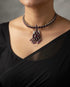 Dark Pink Addigai Kemp Necklace (pre order)