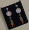 Long Hand painted Earrings