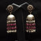 925 Silver Beaded Jhumka