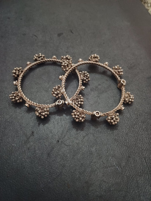 Vintage Ghungaroo Bangles-2.8 pair