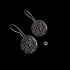 925 Coin Script Earrings