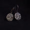 925 Coin Script Earrings