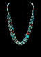 925 Silver Turquoise Coral necklace
