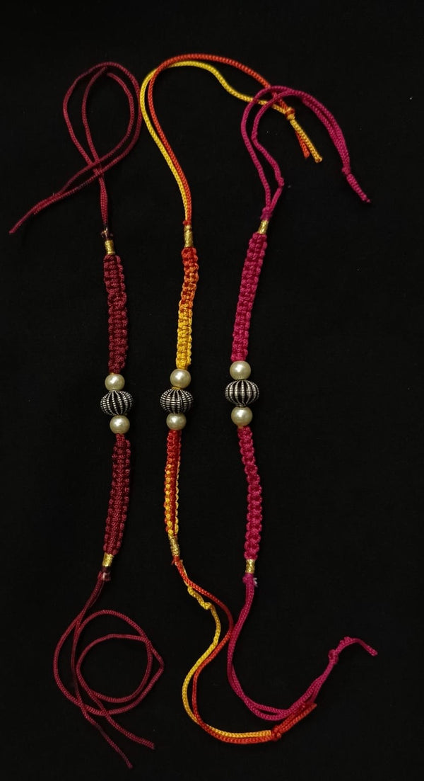 925 Silver Ball Rakhi
