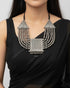 Silver Layered Classic Necklace