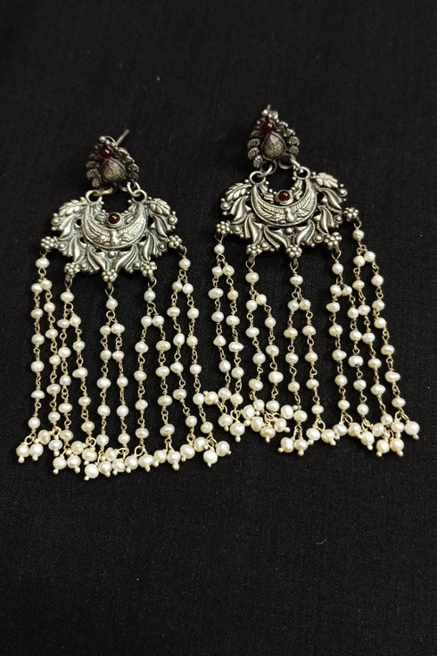925 Silver Pearl Earrings