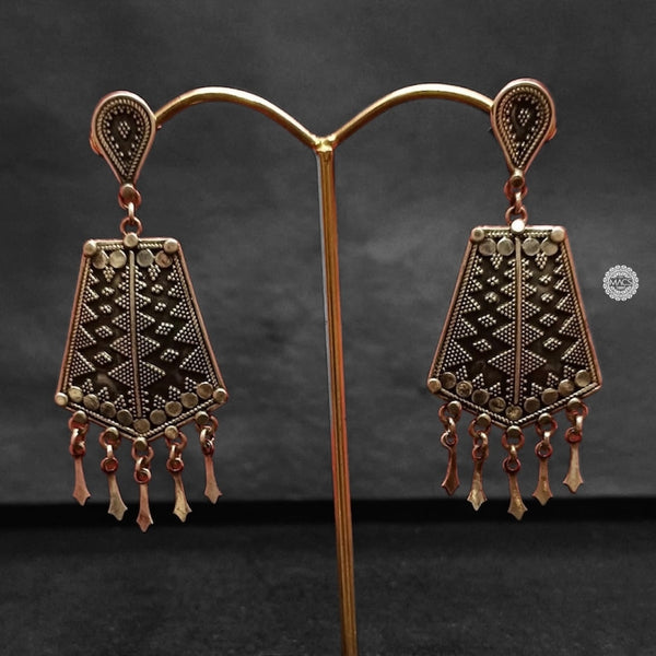 Hanging Silver Rava Work Earrings handmade from 92.5 Sterling Silver, Everyday rawa work silver earrings