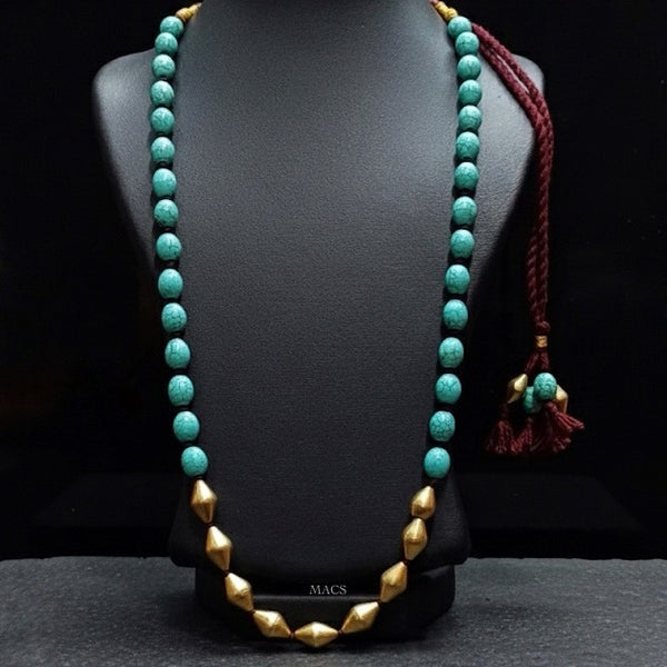 Dholki Gold-plated Turquoise Necklace