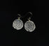 925 Coin Script Earrings