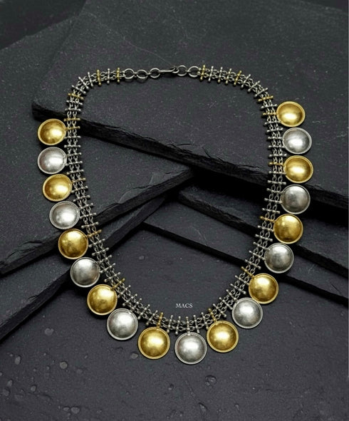 925 Dual tone necklace