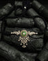 925 Silver Peacock Kundan Choker