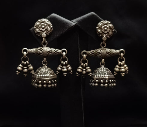 925 Floral Drop Jhumka