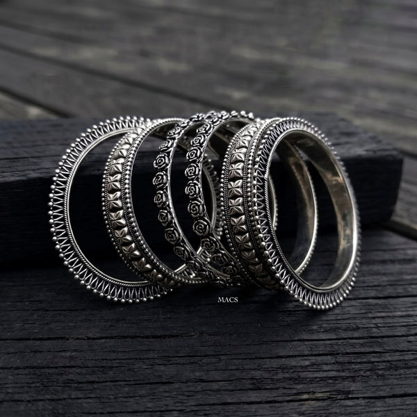 925 Silver Bangle Set (2.4)