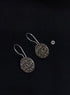 925 Coin Script Earrings