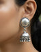 925 small silver jhumka earrings