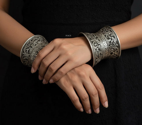 Chitai Adjustable Silver Cuff
