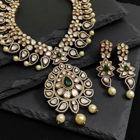 925 Silver Moissanite Set