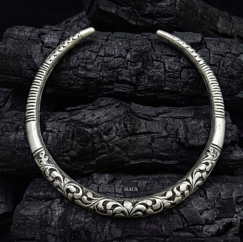925 Reversible Silver Hasli Necklace