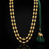 Two Line Gold Dholki Necklace