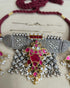925 Silver Kundan Fish Set