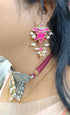 925 Silver Kundan Fish Set