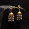 Kundan Gold Pearl Jhumka