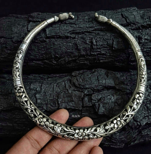925 Reversible Silver Hasli Necklace