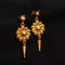 Gold plated Flower Earrings