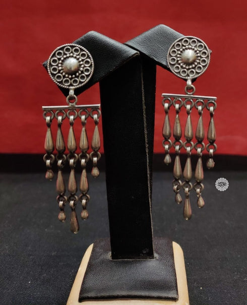 925 ethnic silver earrings festive wear