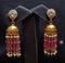 Meenakari Goldplated Beaded Jhumka