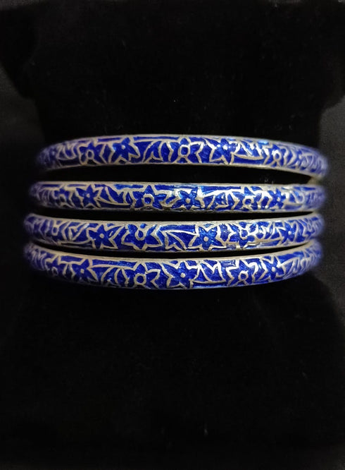 925 Silver Meenakari Bangles (2.4)