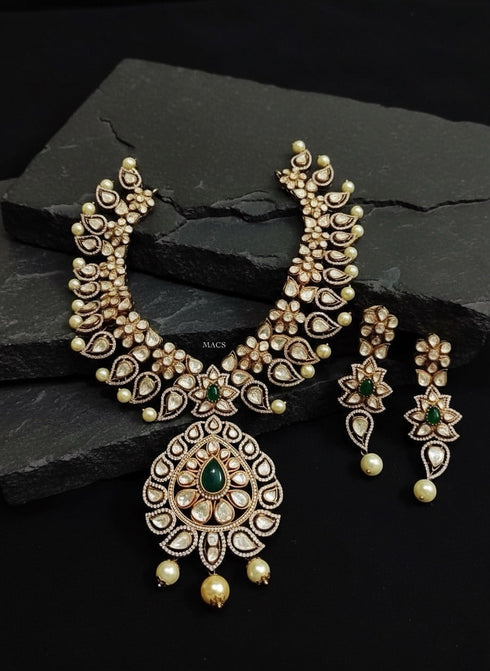 925 Silver Moissanite Set