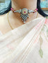 925 Kundan Peacock Choker