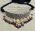 Silver Chitai Pearl Choker