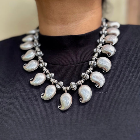 Vintage Silver Mango Necklace