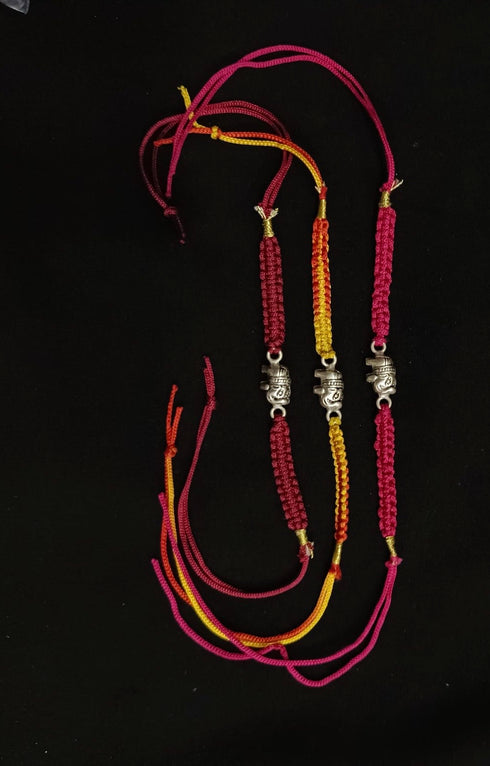925 Silver Elephant Rakhi