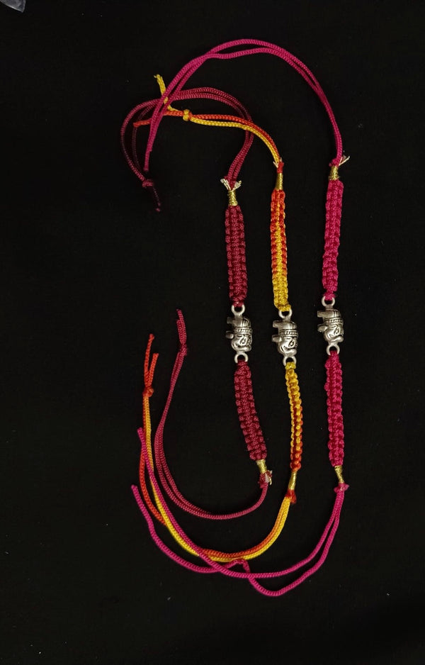 925 Silver Elephant Rakhi