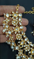 White Jadau Kundan Necklace, Sabyasachi Wedding Necklace for Women