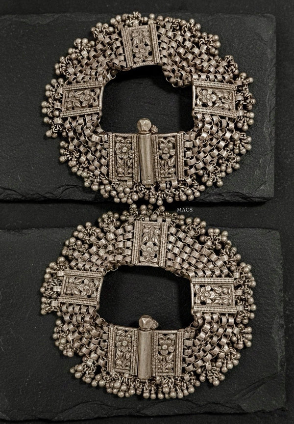 Vintage Silver Ghungaroo Anklet (pair)