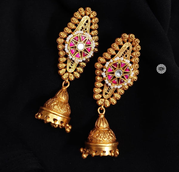 Goldplated Jhumka Earrings