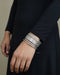 Silver Plain 8 Bangle Stack (2.4)