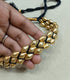 Three Line Gold Dholki Choker