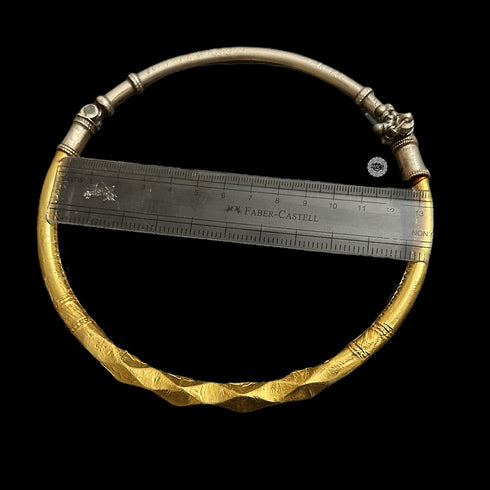 Tribal Dual tone Hasli Necklace