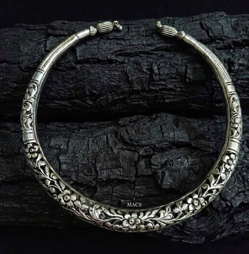 925 Reversible Silver Hasli Necklace