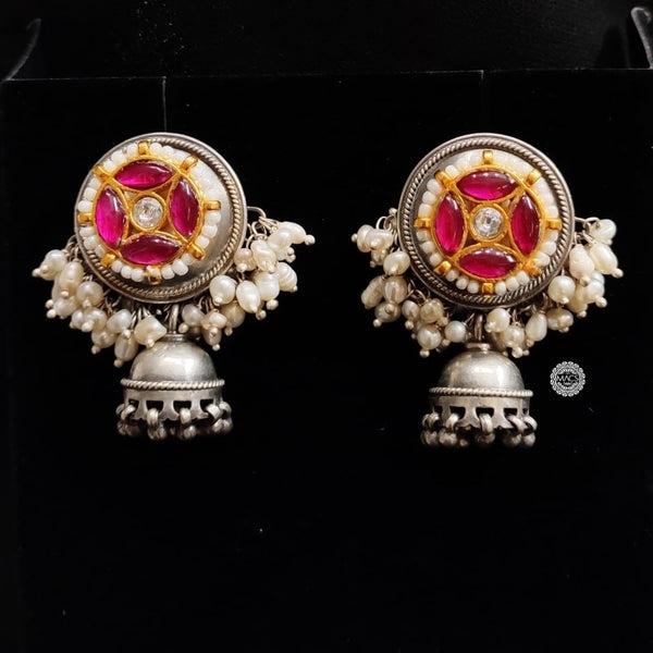 Kundan Pearl Jhumka