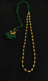 Single Line Gold Dholki Necklace