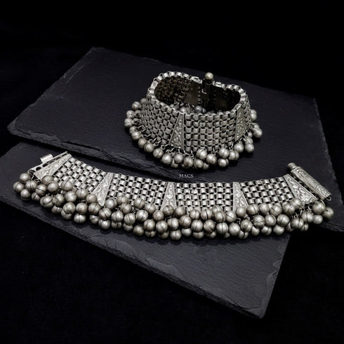 Vintage Silver Ghungaroo Anklet (pair)