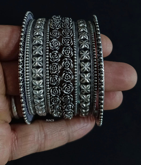 925 Silver Bangle Set (2.4)