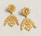 Gold plated Flower Earrings