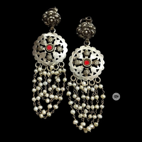 925 Silver Pearl Earrings